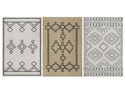 现代长方形地毯3d模型 现代长方形地毯