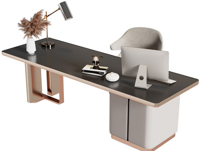 现代书桌椅组合