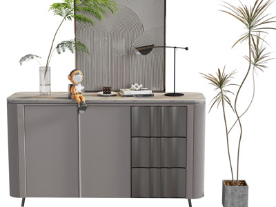 现代玄关柜、边柜