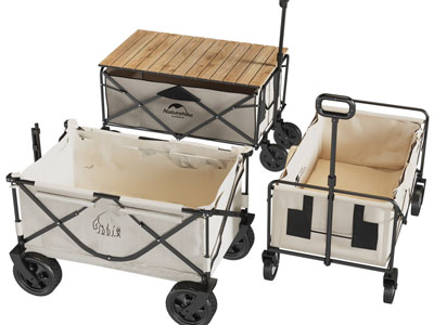 现代可折叠营地推车、露营车