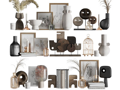 侘寂风装饰品摆件组合