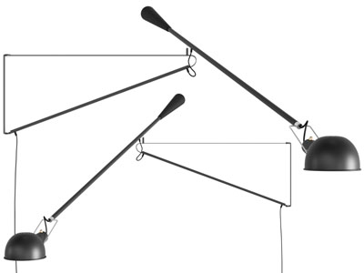 现代可转方向的壁灯