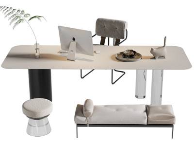 现代书桌椅组合