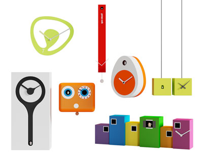 现代卡通钟表墙饰挂件