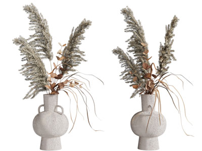 侘寂风花瓶花卉摆件