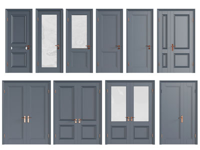 美式单扇、双扇平开门