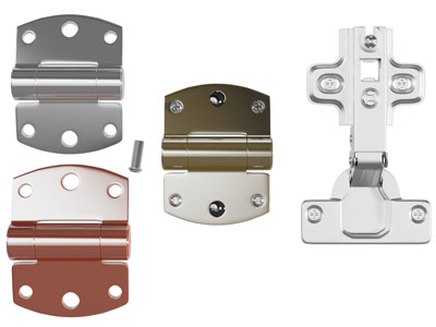 现代合页、铰链3d模型 现代合页、铰链