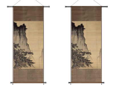 中式山水墙饰挂画3d模型 中式山水墙饰挂画
