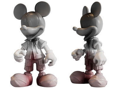 现代米老鼠雕塑雕刻摆件组合