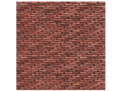 现代红砖背景墙3d模型 现代红砖背景墙