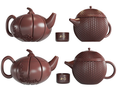 新中式紫砂茶壶