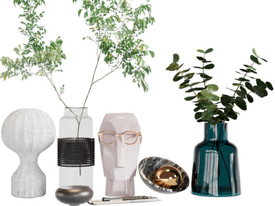 现代花瓶饰品摆件组合