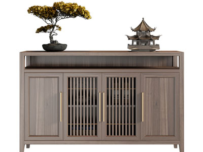 新中式玄关柜、边柜