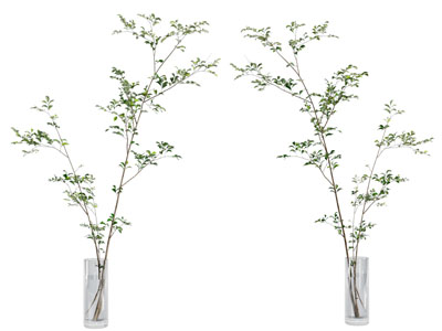 现代花瓶树枝摆件