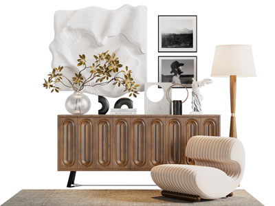 现代玄关柜、边柜