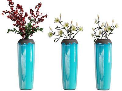 新中式陶瓷花瓶花卉