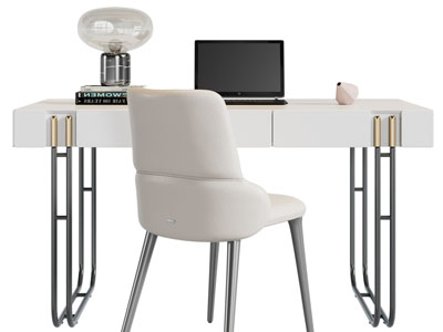 现代书桌椅组合