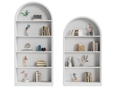 现代拱形装饰柜