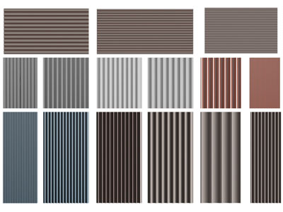 现代波纹板、吸音板、护墙板