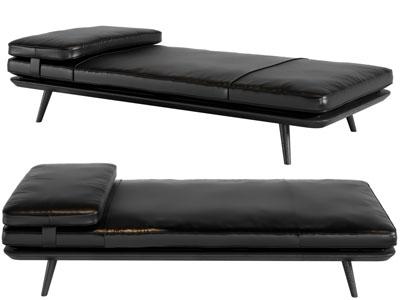 现代长方形沙发凳