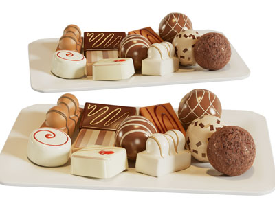 现代巧克力糖果