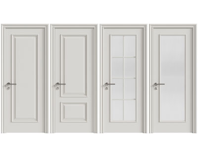 现代单扇平开门