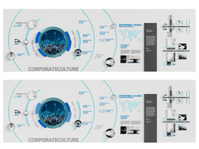 现代企业文化墙