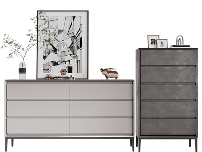 现代玄关柜、边柜斗柜