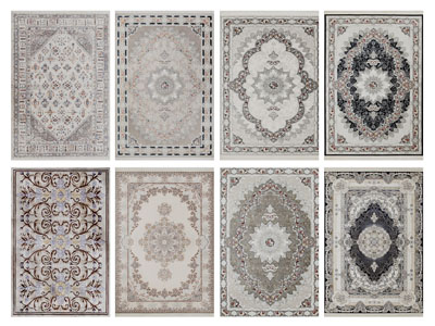 欧式花纹长方形地毯3d模型 欧式花纹长方形地毯