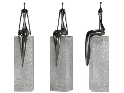 现代抽象小人雕塑雕刻3d模型 现代抽象小人雕塑雕刻