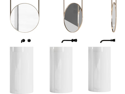 现代轻奢洗手台