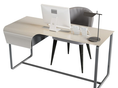 现代书桌椅组合