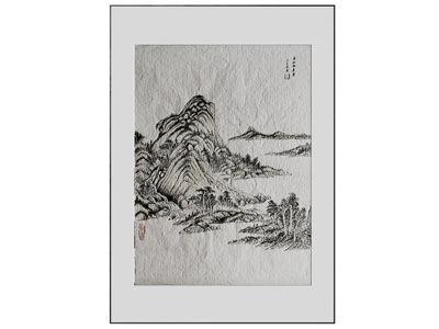 新中式装饰挂画3d模型 新中式装饰挂画