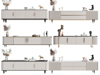 现代轻奢电视柜