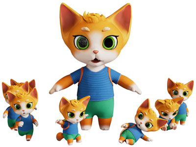 现代游戏影视角色