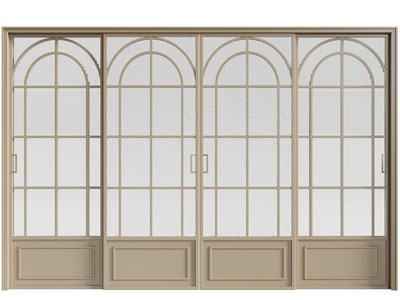 法式玻璃推拉门