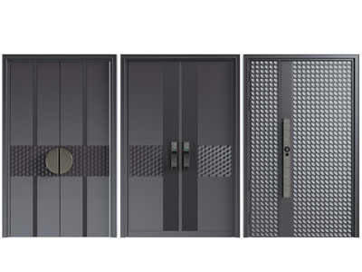 新中式双扇、子母平开门