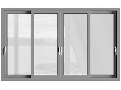 现代推拉窗户