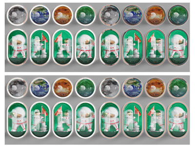 现代潮玩玩具收纳装饰柜