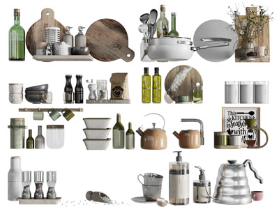 现代锅碗瓢盆厨具