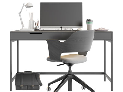 现代书桌椅组合