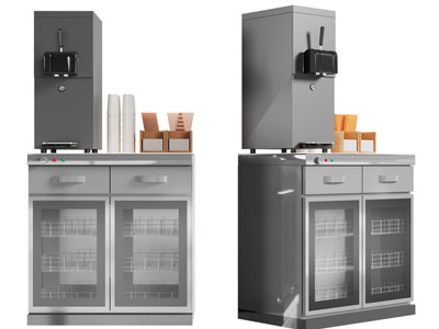 现代备餐茶水消毒柜