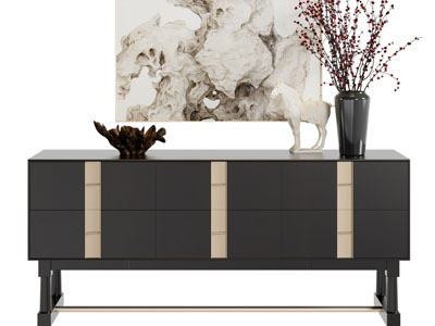 新中式玄关柜、边柜