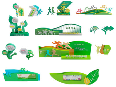 现代城市雕塑雕刻3d模型 现代城市雕塑雕刻