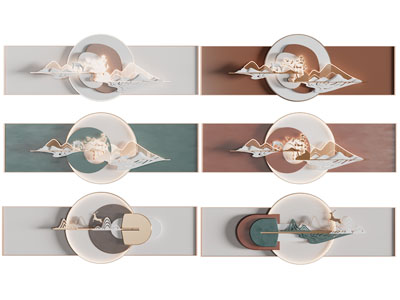 新中式墙饰挂件