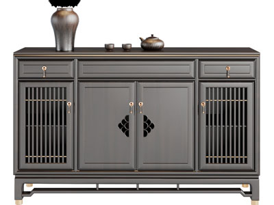 新中式玄关柜、边柜