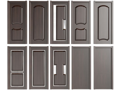 现代实木单扇平开门