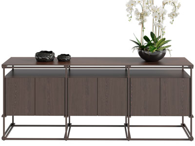 新中式电视柜、摆件组合