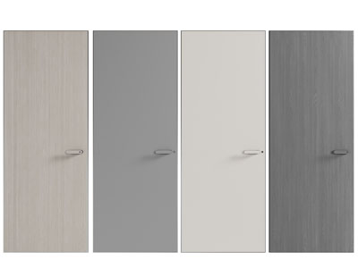 现代单扇平开门