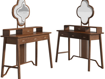 新中式化妆、梳妆台